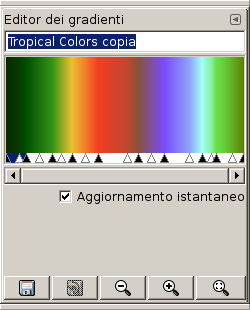 L'editor dei gradienti