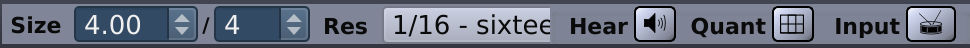 Pattern Editor Controls
