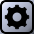 Button holding the cog symbol right of the "Master" title of the Master Fader Strip.