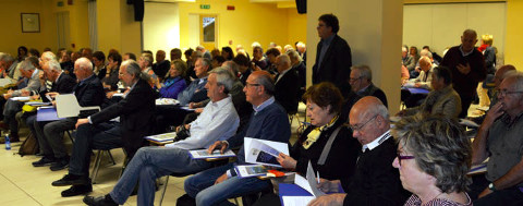 Consiglio Generale della FNP dei Laghi: in prima fila Gloria Paolini e Renzo Zavattari