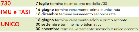 Prossime scadenze fiscali 2015